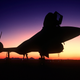 SR-71 Blackbird at sunset. Photo via Lockheed